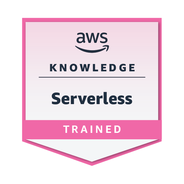 AWS Knowledge: Serverless – Training Badge badge